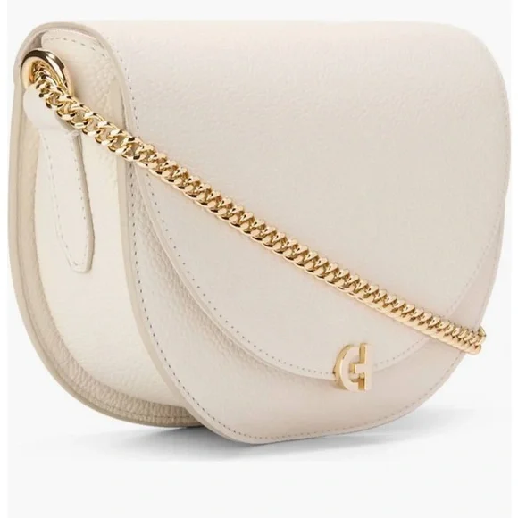 Cole Haan Evie Chain Small Saddle bag New